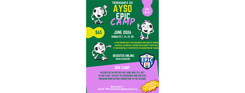 AYSO EPIC - soccer for children and adults with disabilities